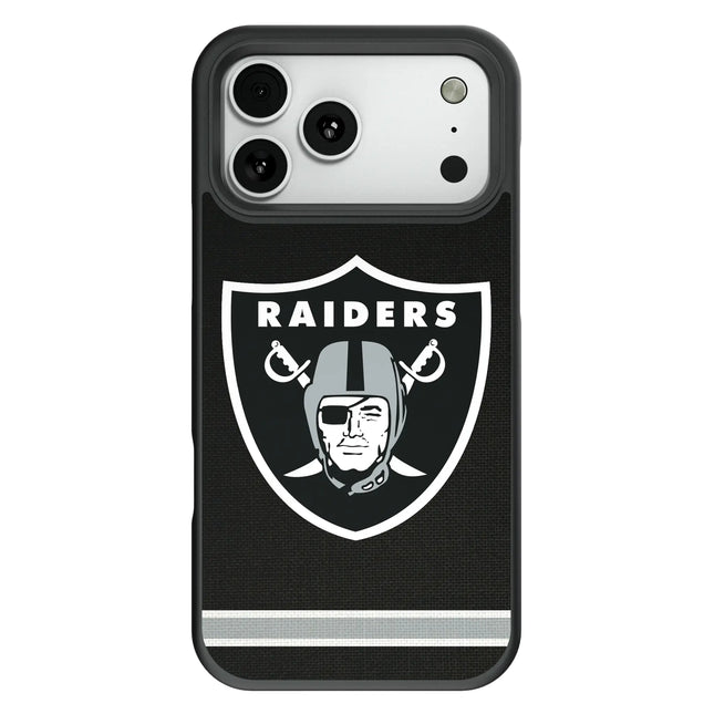 Las Vegas Raiders Stripe Bump Phone Case for Apple iPhone
