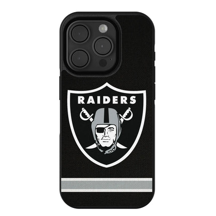 Las Vegas Raiders Stripe Bump Phone Case for Apple iPhone