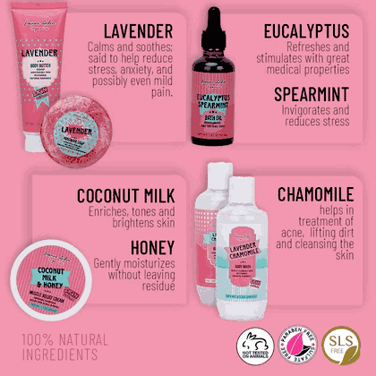 Lavender, Chamomile & Coconut Milk Spa Gift Tote