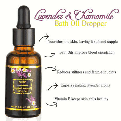 Lavender Chamomile Natural Spa Bath Set