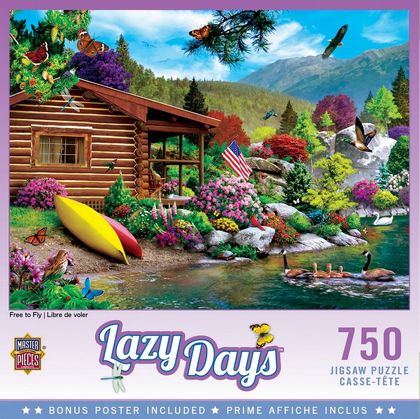 Lazy Days - Free to Fly 750 Piece Puzzle