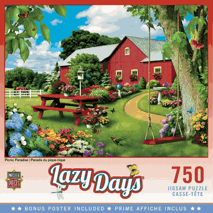 Lazy Days - Picnic Paradise 750 Piece Puzzle