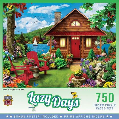 Lazy Days - Waterfront 750 Piece Puzzle