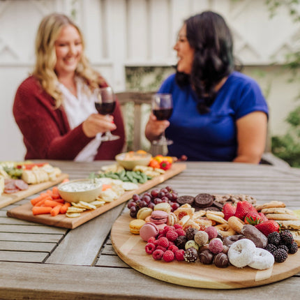 Madera Round Charcuterie Board - 22.5" x 18"