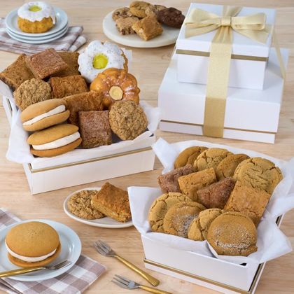 Premium Vanilla and Blondie Baked Goods Gift Box