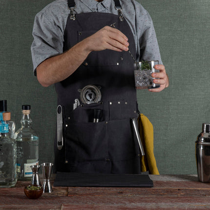 Collins Waxed Canvas Mixologist Apron