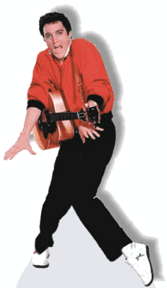 Life Size Elvis Presley Standee - Red Jacket