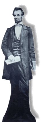Life Size President Abraham Lincoln Standee