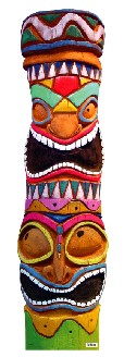 Life Size Tikki Gods Standee