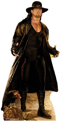 Life Size WWE Glaring Undertaker Standee