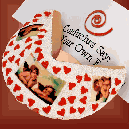 Lil' Angels Giant Valentine's Fortune Cookie