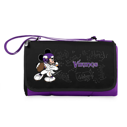 Minnesota Vikings Blanket Tote Outdoor Picnic Blanket