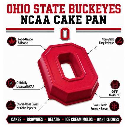 Ohio State Buckeyes Cake Pan