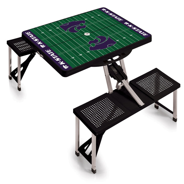 Kansas State Wildcats Football Field Picnic Table Folding Table Seats