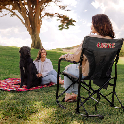 San Francisco 49ers - Woodland Rocking Camping Chair