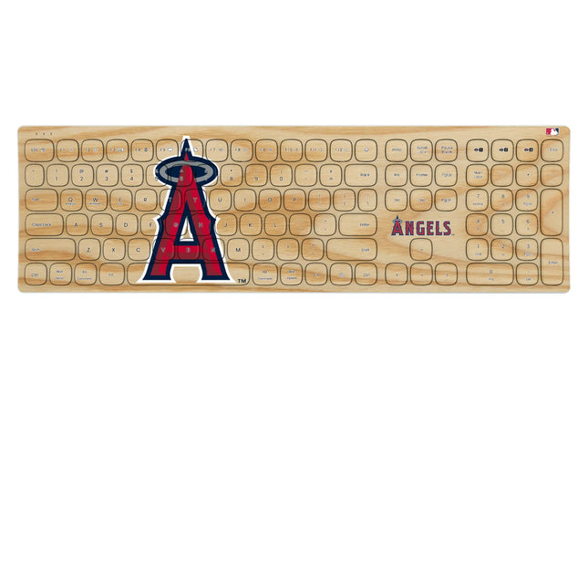 Los Angeles Angels Baseball Bat Curved Wireless Keyboard