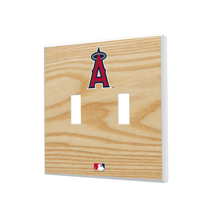 Los Angeles Angels Baseball Bat Hidden-Screw Light Switch Plate