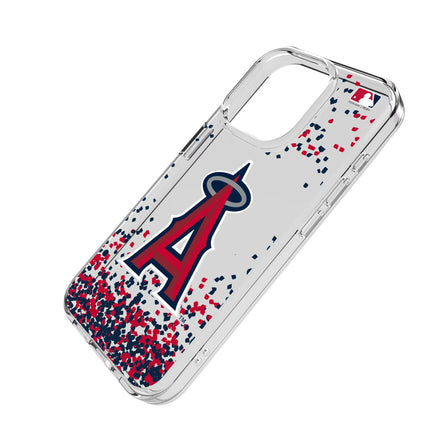 Los Angeles Angels Confetti Clear Phone Case for Apple iPhone
