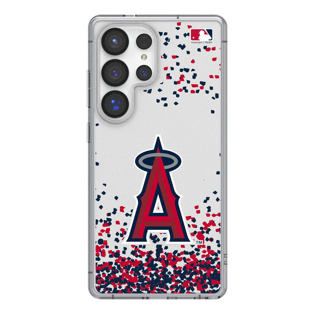 Los Angeles Angels Confetti Clear Phone Case for Samsung Galaxy