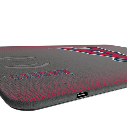 Los Angeles Angels Linen 15-Watt Wireless Charger and Mouse Pad