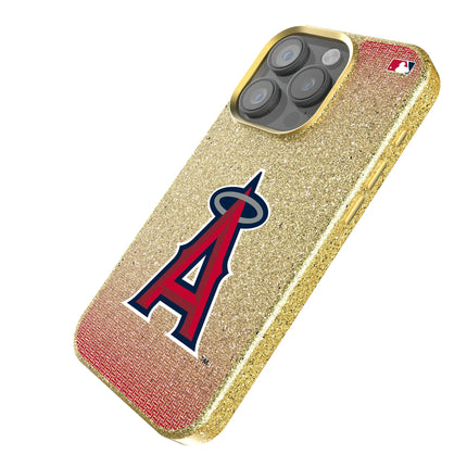 Los Angeles Angels Linen Bling Phone Case for Apple iPhone