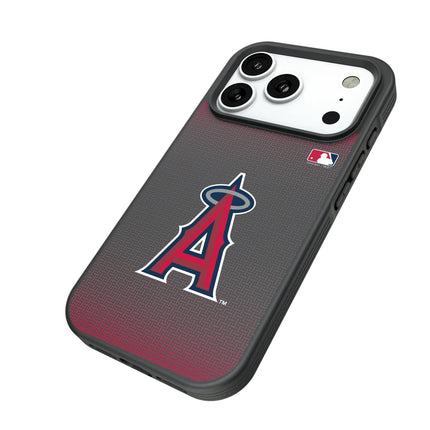 Los Angeles Angels Linen Bump Phone Case for Apple iPhone