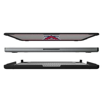 Los Angeles Angels Linen Laptop Case for Apple MacBook