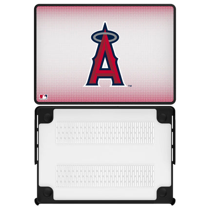Los Angeles Angels Linen Laptop Case for Apple MacBook