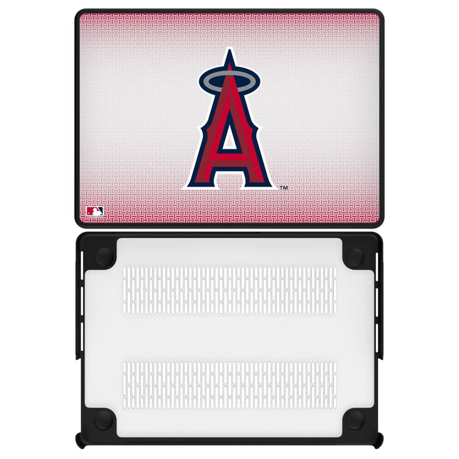 Los Angeles Angels Linen Laptop Case for Apple MacBook