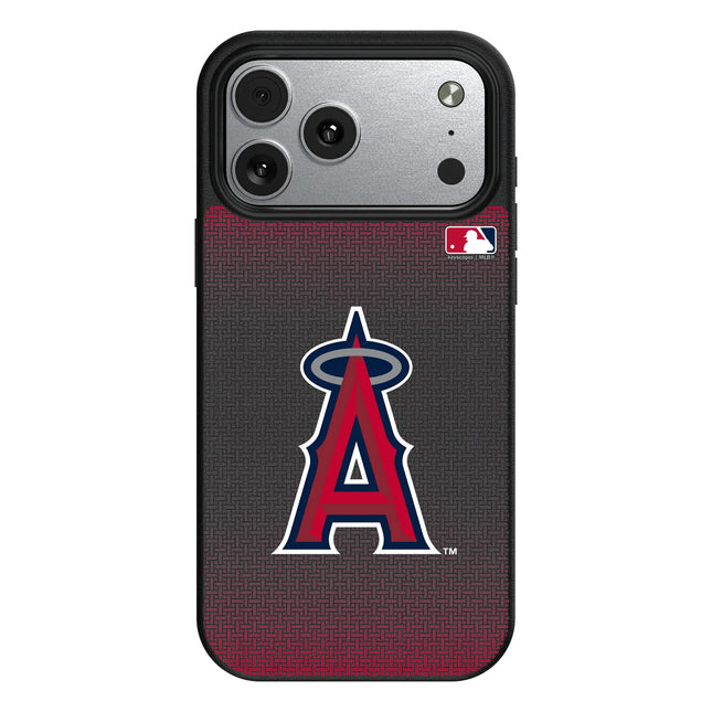 Los Angeles Angels Linen MagSafe Compatible Phone Case for Apple iPhone