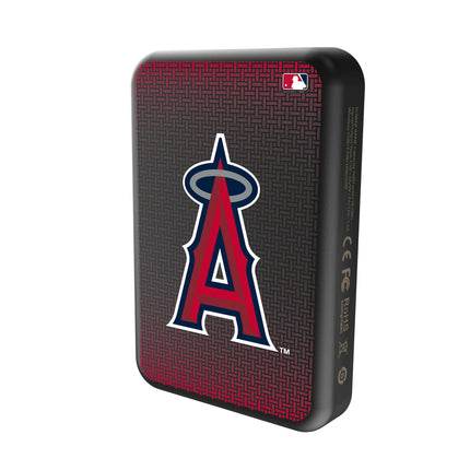 Los Angeles Angels Linen Wireless Mag Power Bank