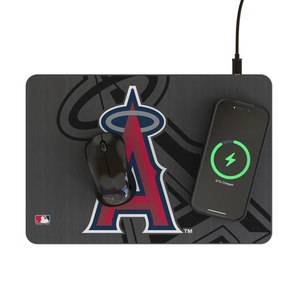 Los Angeles Angels Monocolor Tilt 15-Watt Wireless Charger and Mouse Pad
