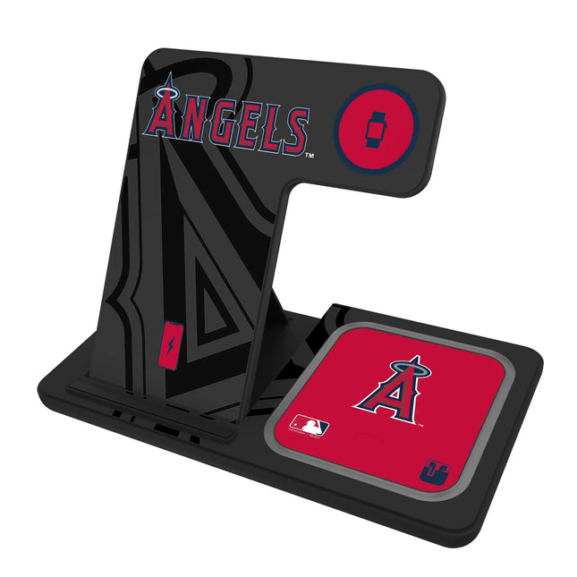 Los Angeles Angels Monocolor Tilt 3 in 1 Charging Station