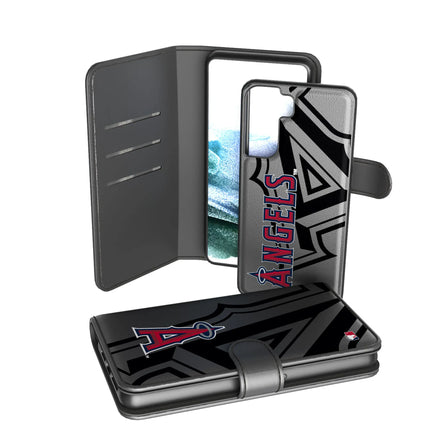 Los Angeles Angels Monocolor Tilt Wallet Phone Case for Apple iPhone