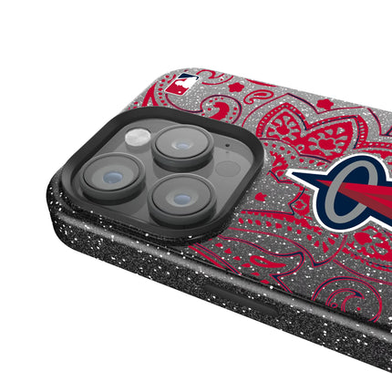Los Angeles Angels Paisley Black Bling Phone Case for Apple iPhone