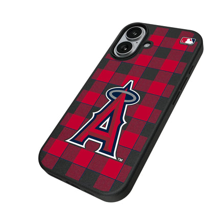Los Angeles Angels Plaid MagSafe Compatible Phone Case for Apple iPhone