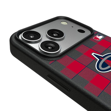 Los Angeles Angels Plaid MagSafe Compatible Phone Case for Apple iPhone