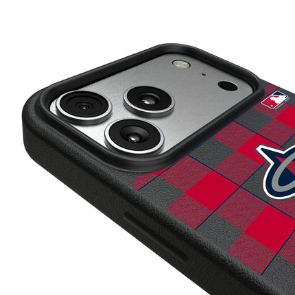 Los Angeles Angels Plaid MagSafe Compatible Phone Case for Apple iPhone