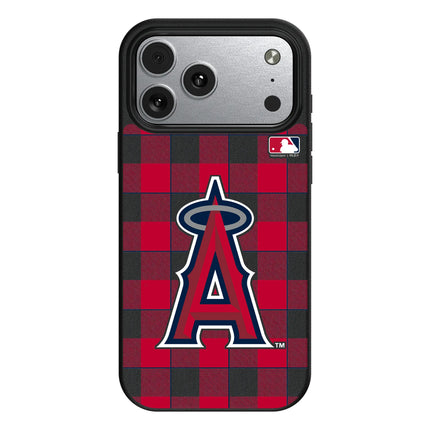 Los Angeles Angels Plaid MagSafe Compatible Phone Case for Apple iPhone