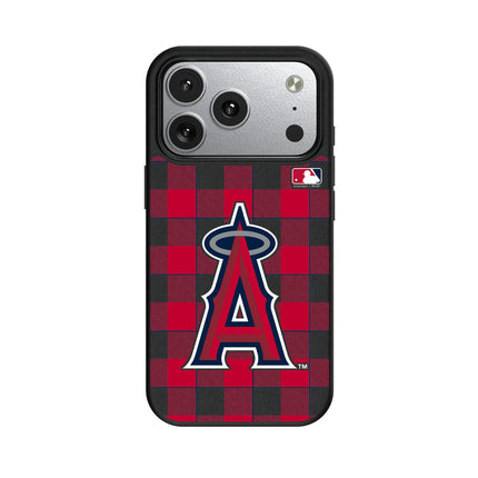 Los Angeles Angels Plaid MagSafe Compatible Phone Case for Apple iPhone