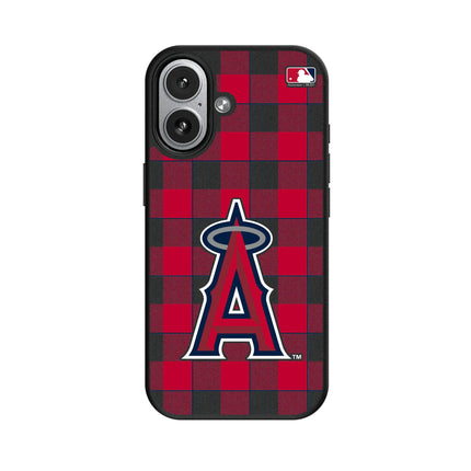 Los Angeles Angels Plaid MagSafe Compatible Phone Case for Apple iPhone