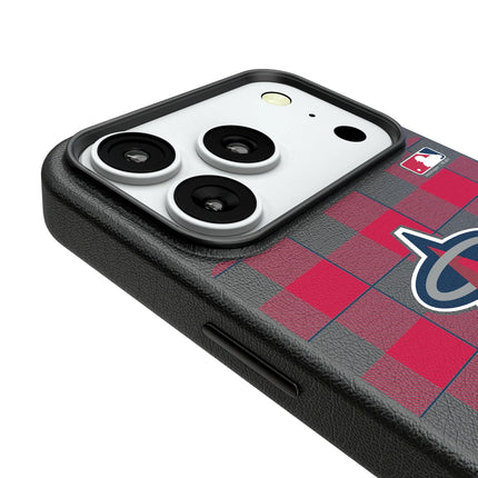 Los Angeles Angels Plaid MagSafe Compatible Phone Case for Apple iPhone