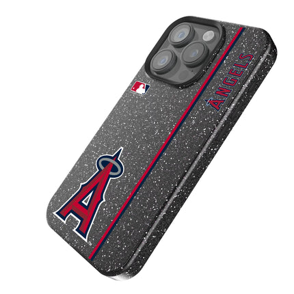 Los Angeles Angels Sidebar Black Bling Phone Case for Apple iPhone
