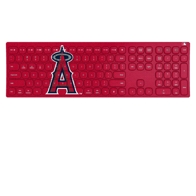 Los Angeles Angels Solid Curved Wireless Keyboard