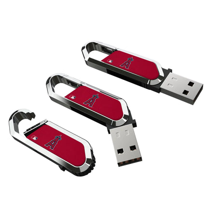 Los Angeles Angels Solid USB 64GB Clip Style Flash Drive