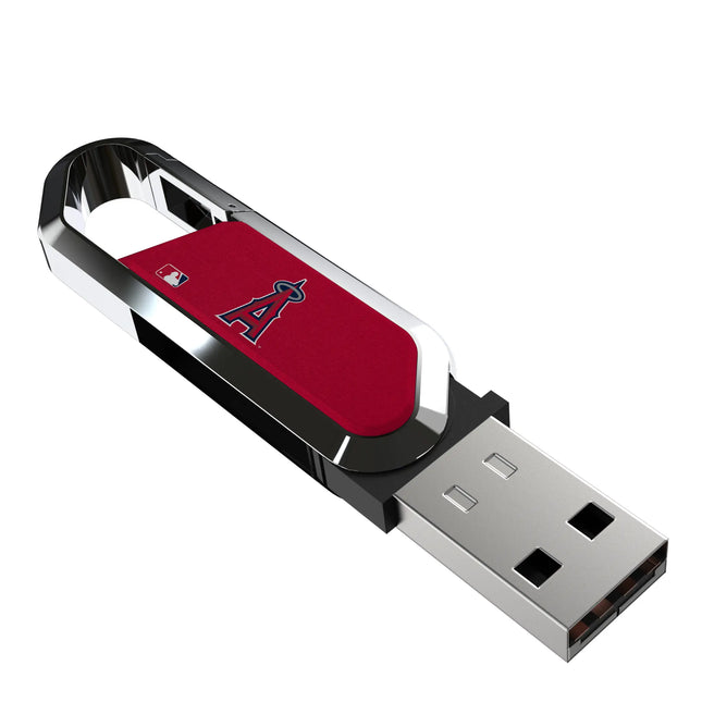 Los Angeles Angels Solid USB 64GB Clip Style Flash Drive