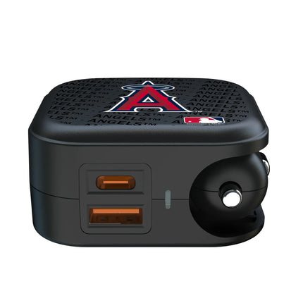 Los Angeles Angels Text Backdrop 2 in 1 USB A/C Charger