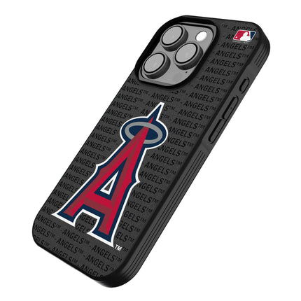 Los Angeles Angels Text Backdrop Bump Phone Case for Apple iPhone