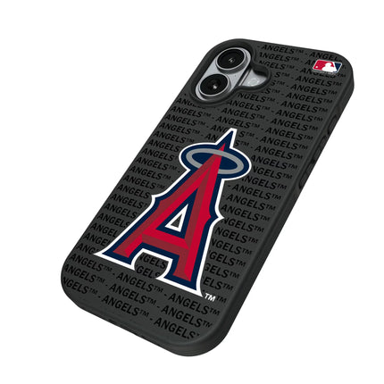 Los Angeles Angels Text Backdrop Bump Phone Case for Apple iPhone