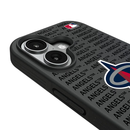 Los Angeles Angels Text Backdrop Bump Phone Case for Apple iPhone